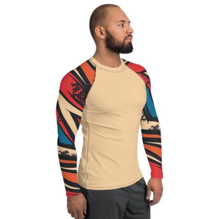 Metal Punch Nomad Fury MMA, BJJ No-Gi Grappling Rash Guard – Full Sleeve Compression Shirt for Fighters