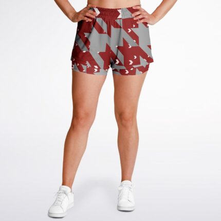 Arrow Strike Women’s Hybrid Training 2-in-1 Shorts – Performance, Comfort & Style